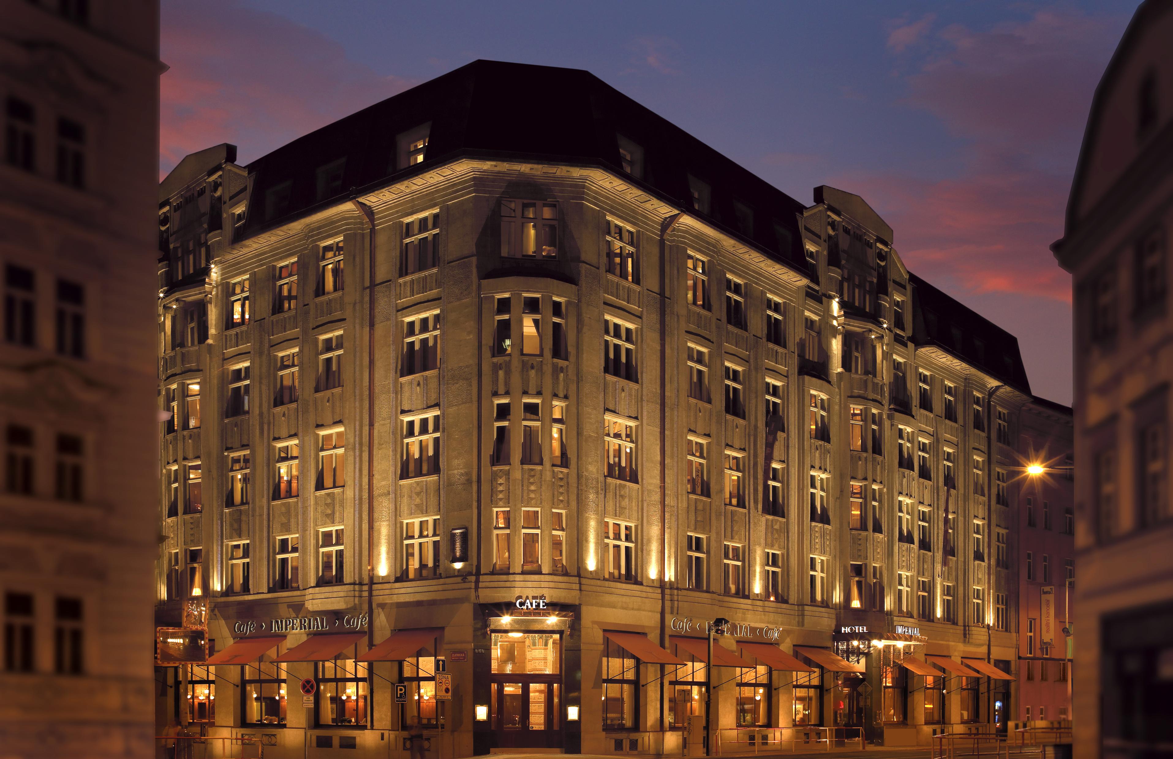 Art Deco Imperial Hotel Praha Exteriér fotografie